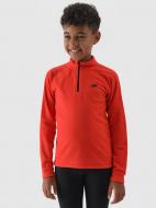 Футболка з довгим рукавом 4F FLEECE UNDERWEAR M050 4FJWAW24UFLEM050-62S р.140 червоний
