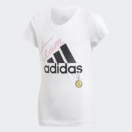 Футболка Adidas YG ID GRAPHIC T DV0284 белый