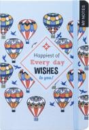 Книга для нотаток Wishes повітряні кулі А5 80 аркушів