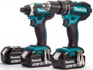 Набор аккумуляторного инструмента Makita DHP482Z DTD152Z DC18RC BL1830x3 Makpac DLX2131JX1