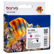 Картридж струйный Barva Epson T1293 (C13T12934011/C13T12934012) 380 лист. (IC-1293) пурпурный