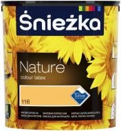 Фарба латексна водоемульсійна Sniezka Nature 116Т мат медове літо 2,5 л