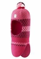 Шапка Reima Valtias 518532-4652 46 малиновый с белым