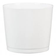 Кашпо керамика 11 Alaska 883 круглый белый аляска 0,54 л Scheurich (269408)