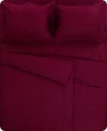 Комплект постельного белья Exclusive Purple семейный бордовый La Nuit