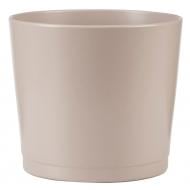 Кашпо керамика 17 Taupe 883 круглый серо-коричневый 2,45 л Scheurich (269417)
