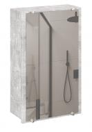 Зеркало со шкафчиком Компанит 6 400x640 мм ателье светлое