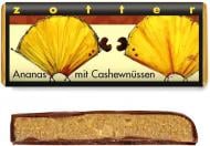 Молочный шоколад Zotter с кешью и ананасом 70 г