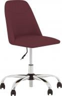 Кресло Nowy Styl MILANA GTS (J) CHR61 SMP ECO-28 бордовый