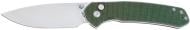 Нож складной CJRB Pyrite Large AR-RPM9 Steel, Micarta ц:od green 2798.03.95