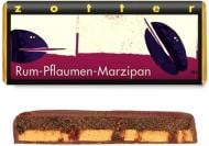 Молочний шоколад Zotter з марципаном та сливовим ромом 70 г