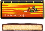 Черный шоколад Zotter лайм и маракуйя 70 г