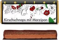 Чорний шоколад Zotter з вишневим бренді та марципаном органічний 70 г