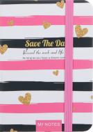 Книга для нотаток Save the date (design 4) А7 80 аркушів