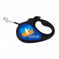 Поводок-рулетка Waudog R-leash для собак Флаг M 8125-0229-01