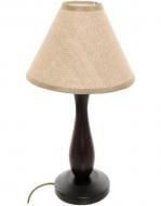 ВІТРИНА! Настільна лампа Геотон ELISA 1x40 Вт E14 венге/кремовий 49668