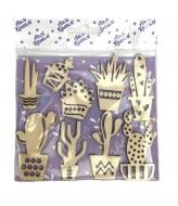 Набор чипбордов Кактусы 9 шт. Аплі Краплі