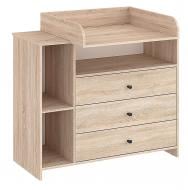 Комод Компаніт Пеленальний-3 1100x916x500 мм дуб сонома/дуб сонома