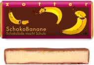 Молочный шоколад Zotter с начинкой банан органический 70 г