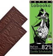 Черный шоколад Zotter Белиз 82% органический 70 г Labooko
