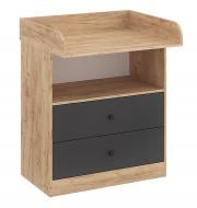 Комод Компаніт Пеленальний-4 850x916x500 мм дуб крафт золотий/антрацит