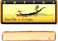 Молочный шоколад Zotter с начинкой ваниль-криспс органический 70 г