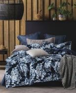 Комплект постельного белья Blue dream D двухспальный синий с белым La Nuit