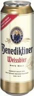 Пиво Benediktiner пшеничное 4052197001281 0,5 л