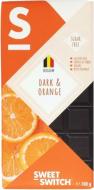 Черный шоколад Sweet Switch с апельсином с подсластителем без сахара 100 г