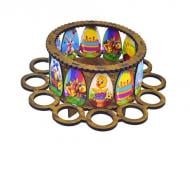 Подставка для яиц и пасхи 24x24x9 см