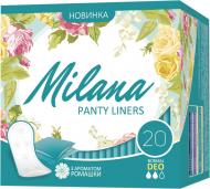 Прокладки щоденні Milana Deo з ароматом ромашки normal 20 шт. Прокладки щоденні Milana Deo з ароматом ромашки normal 20 шт.