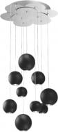 Люстра светодиодная Victoria Lighting 27 Вт хром/черный Moon/SP9 black
