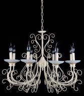 Люстра подвесная Victoria Lighting 8xE14 слоновая кость Arianna/SP8 Ivory