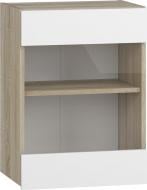 Шкаф верхний В 45/60 ВТ МС Снежана белый/дуб сонома Грейд