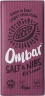 Черный шоколад Ombar сырой темный с какао-бобами и органической солью 70 г Черный шоколад Ombar сырой темный с какао-бобами и органической солью 70 г