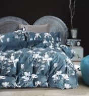 Комплект постельного белья Tender flowers D семейный разноцветный принт La Nuit