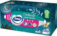 Салфетки бумажные в коробке Zewa Deluxe косметические трехслойные 90 шт.