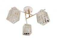 ВІТРИНА! Люстра стельова Focus Light Kube 3x60 Вт E27 білий/золото W6170/3