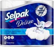 Туалетний папір Selpak Delux тришаровий 4 шт.