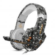 Геймерські навушники Kotion Each G9600 з підсвічуванням Чорний