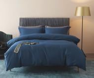 Комплект постельного белья Mono blue D семейный синий La Nuit