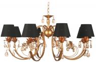 Люстра подвесная Victoria Lighting 8xE14 бронза/черный Lamier/SP8
