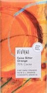 Черный шоколад Vivani органический с апельсином 100 г