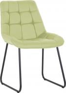 Стул обеденный Nowy Styl NICOLE CFS BLACK (BOX-1) SQR ECO-45 оливковый / черный