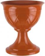 Вазон пластиковый Santino Лилия круглый 3,5 л терракот (С1 TER)