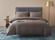 Комплект постельного белья Mono brown D семейный коричневый La Nuit