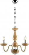 Люстра подвесная Victoria Lighting 3xE14 янтарный Delizia/SP3 amber