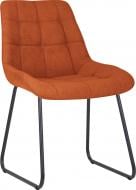 Стул обеденный Nowy Styl NICOLE CFS BLACK (BOX-1) SQR SORO-51 оранжевый / черный
