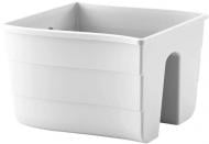 Горшок пластиковый Santino Волна квадратный 11 л белый (2488-011)