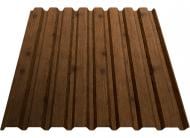 Профнастил стеновой PCS ПС-20 0,40x1140x2000 мм RAL 8003 глиняно-коричневый 3D принт 3701